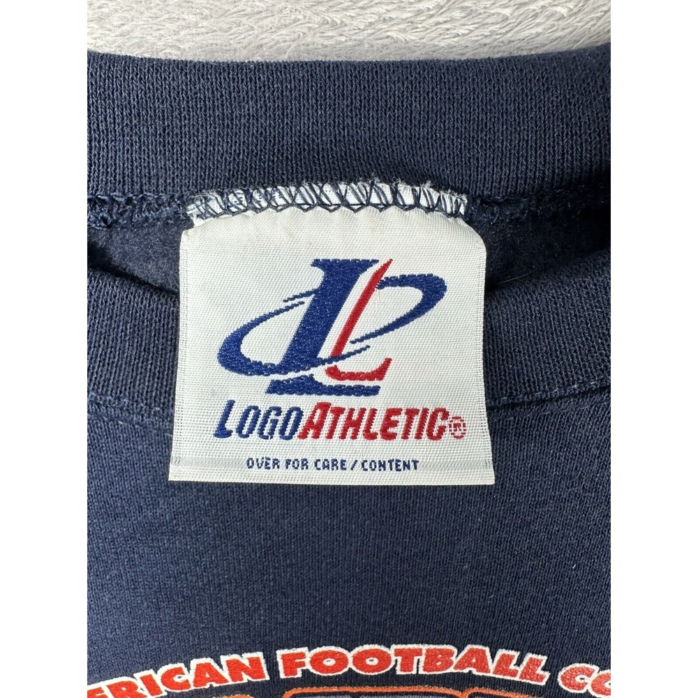 Vintage Denver Broncos Sweatshirt Kids Large Blue Superbowl Champions 90s NFL - Picture 3 of 8